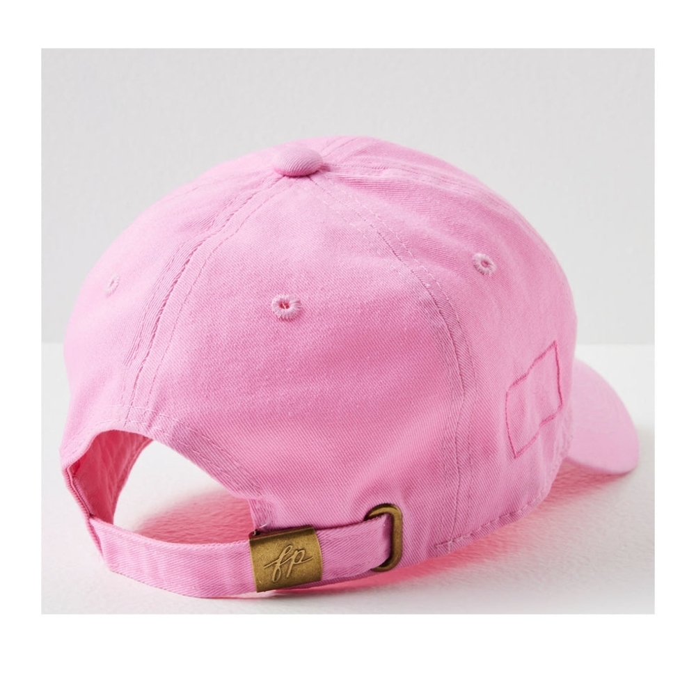 FP Movement Logo Baseball Cap Pink Adjustable Hat - Picture 4 of 4